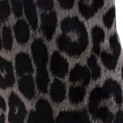 Stella McCartney Beige/Black Leopard Print Velvet Ankle Boots Size 38.5 For Women -Stella McCartney Sales luxury women stella mccartney new shoes p208857 005