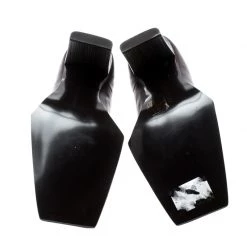 Stella McCartney Burgundy Faux Leather Square Toe Ankle Boots Size 38 For Women -Stella McCartney Sales luxury women stella mccartney new shoes p210323 001