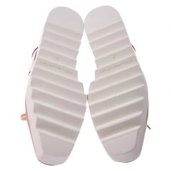 Stella McCartney Metallic Rose Gold Faux Leather Elyse Star Platform Lace Up Derby Size 38 For Women -Stella McCartney Sales luxury women stella mccartney new shoes p249317 009