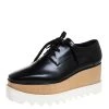 Stella McCartney Black Faux Leather Elyse Platform Derby Size 38 For Women -Stella McCartney Sales luxury women stella mccartney new shoes p261603 007