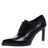 Stella McCartney Black Faux Leather Pointed Toe Ankle Booties Size 36 For Women -Stella McCartney Sales luxury women stella mccartney new shoes p265974 006