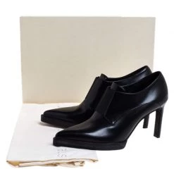 Stella McCartney Black Faux Leather Pointed Toe Ankle Booties Size 36 For Women 17 Stella McCartney Black Faux Leather Pointed Toe Ankle Booties Size 36 For Women -Stella McCartney Sales luxury women stella mccartney new shoes p265974 008