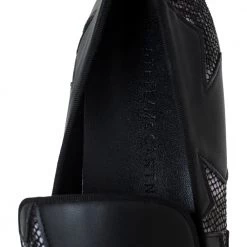 Stella McCartney Black Faux Leather Star Platform Slip On Sneakers Size 38 For Women 16 Stella McCartney Black Faux Leather Star Platform Slip On Sneakers Size 38 For Women -Stella McCartney Sales luxury women stella mccartney new shoes p299950 005