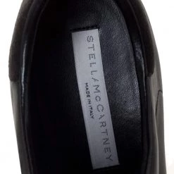Stella McCartney Black Faux Leather Elyse Platform Lace Up Sneakers 40 For Women -Stella McCartney Sales luxury women stella mccartney new shoes p301273 005