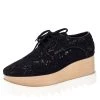 Stella McCartney Black Lace Elyse Platform Lace Up Sneakers Size 39 For Women -Stella McCartney Sales luxury women stella mccartney new shoes p301275 008