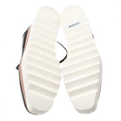 Stella McCartney Black Faux Patent Leather Elyse Platform Derby Sneakers Size 40 For Women -Stella McCartney Sales luxury women stella mccartney new shoes p326801 002