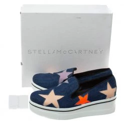 Stella McCartney Blue Denim Binx Star Platform Slip On Sneakers Size 40 For Women -Stella McCartney Sales luxury women stella mccartney new shoes p326869 009
