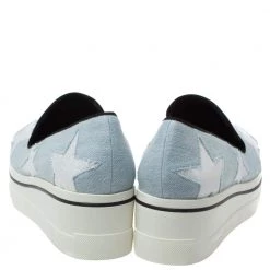 Stella McCartney Light Blue Denim Binx Star Platform Slip On Sneakers Size 41 For Women -Stella McCartney Sales luxury women stella mccartney new shoes p326871 006