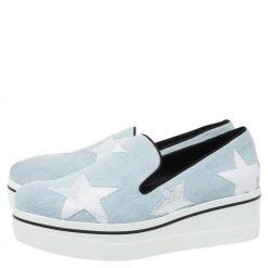 Stella McCartney Blue Denim Star Binx Platform Sneakers Size 40 For Women 12 Stella McCartney Blue Denim Star Binx Platform Sneakers Size 40 For Women -Stella McCartney Sales luxury women stella mccartney new shoes p327351 001