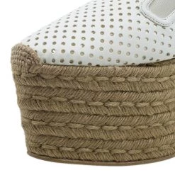 Stella McCartney White Faux Leather Wedge Espadrilles Size 38 For Women 22 Stella McCartney White Faux Leather Wedge Espadrilles Size 38 For Women -Stella McCartney Sales luxury women stella mccartney new shoes p39823 009