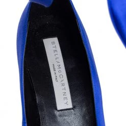 Stella McCartney Blue Satin Ankle Wrap Pumps Size 40 For Women -Stella McCartney Sales luxury women stella mccartney new shoes p399117 005