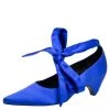 Stella McCartney Blue Satin Ankle Wrap Pumps Size 40 For Women 2 Stella McCartney Blue Satin Ankle Wrap Pumps Size 40 For Women -Stella McCartney Sales luxury women stella mccartney new shoes p399117 009