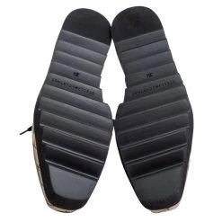 Stella McCartney Black Faux Leather Monogram Elyse Platform Derby Sneakers Size 38.5 For Women -Stella McCartney Sales luxury women stella mccartney new shoes p426344 004