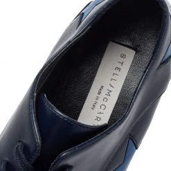 Stella McCartney Blue Faux Leather Elyse Sneakers Size 35 For Women -Stella McCartney Sales luxury women stella mccartney new shoes p452673 003