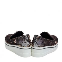 Stella McCartney Gold/Silver Sequin Binx Platform Sneakers Size 40 For Women 14 Stella McCartney Gold/Silver Sequin Binx Platform Sneakers Size 40 For Women -Stella McCartney Sales luxury women stella mccartney new shoes p471716 006