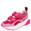 Stella McCartney Pink Faux Leather And Fabric Eclypse Velcro Strap Low Top Sneakers Size 40 For Women -Stella McCartney Sales luxury women stella mccartney new shoes p482428 006