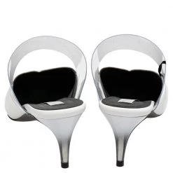 Stella McCartney White Faux Leather And PVC Pointed Toe Mule Sandals Size 39 For Women 14 Stella McCartney White Faux Leather And PVC Pointed Toe Mule Sandals Size 39 For Women -Stella McCartney Sales luxury women stella mccartney new shoes p486284 001