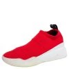 Stella McCartney Red Knit Fabric Slip On Sneakers Size 36 For Women -Stella McCartney Sales luxury women stella mccartney new shoes p489346 007