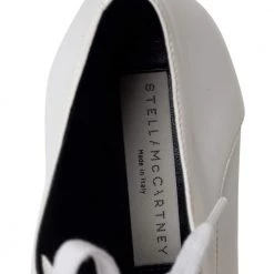 Stella McCartney White Faux Leather Elyse Platform Sneakers Size 36 For Women -Stella McCartney Sales luxury women stella mccartney new shoes p535835 003