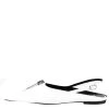 Stella McCartney White Leather Slingback With Zip Flats Size IT 38 For Women -Stella McCartney Sales luxury women stella mccartney new shoes p581498 001