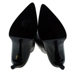 Stella McCartney Black Faux Leather Abbey Over The Knee Boots Size 40 For Women -Stella McCartney Sales luxury women stella mccartney new shoes p59180 007