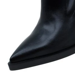 Stella McCartney Black Faux Leather Abbey Over The Knee Boots Size 40 For Women -Stella McCartney Sales luxury women stella mccartney new shoes p59180 009