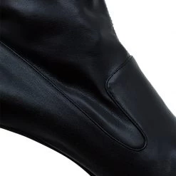 Stella McCartney Black Faux Leather Abbey Over The Knee Boots Size 40 For Women -Stella McCartney Sales luxury women stella mccartney new shoes p59180 010