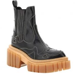 Stella McCartney Black Leather Emilie Boots Size IT 36 For Women -Stella McCartney Sales luxury women stella mccartney new shoes p599255 005
