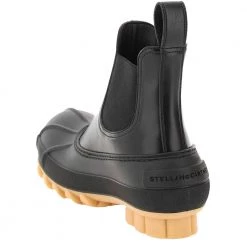 Stella McCartney Black Leather Rubber Duck City Chelsea Boots Size IT 36 For Women -Stella McCartney Sales luxury women stella mccartney new shoes p599277 004