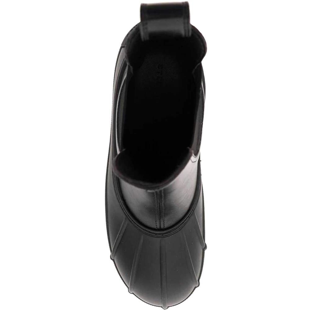 Stella McCartney Black Leather Rubber Duck City Chelsea Boots Size IT 38 For Women 4 Stella McCartney Black Leather Rubber Duck City Chelsea Boots Size IT 38 For Women - Image 2