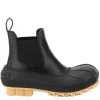 Stella McCartney Black Leather Rubber Duck City Chelsea Boots Size IT 39 For Women -Stella McCartney Sales luxury women stella mccartney new shoes p599280 001