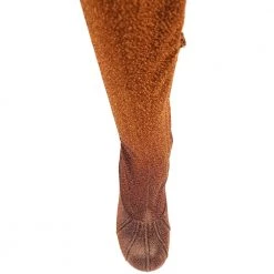 Stella McCartney Orange Leather Fabric Duck City Glitter Over-The-Knee Boots Size IT 38 For Women 7 Stella McCartney Orange Leather Fabric Duck City Glitter Over-The-Knee Boots Size IT 38 For Women -Stella McCartney Sales luxury women stella mccartney new shoes p599294 002