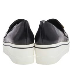 Stella McCartney Black Faux Leather Chain Link Slip On Sneakers Size 41 For Women 15 Stella McCartney Black Faux Leather Chain Link Slip On Sneakers Size 41 For Women -Stella McCartney Sales luxury women stella mccartney new shoes p601716 004