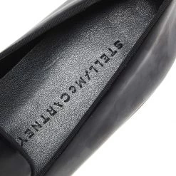 Stella McCartney Black Faux Leather Chain Link Slip On Sneakers Size 41 For Women 17 Stella McCartney Black Faux Leather Chain Link Slip On Sneakers Size 41 For Women -Stella McCartney Sales luxury women stella mccartney new shoes p601716 007