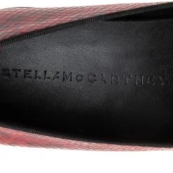 Stella McCartney Red/Black Faux Snakeskin Platform Sneakers Size 41 For Women -Stella McCartney Sales luxury women stella mccartney new shoes p616408 009