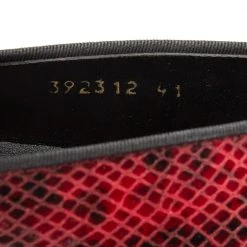 Stella McCartney Red/Black Faux Snakeskin Platform Sneakers Size 41 For Women -Stella McCartney Sales luxury women stella mccartney new shoes p616408 010