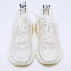 Stella McCartney White PVC And Faux Leather Eclypse Sneakers Size 36 For Women -Stella McCartney Sales luxury women stella mccartney new shoes p622758 003