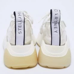 Stella McCartney White PVC And Faux Leather Eclypse Sneakers Size 36 For Women -Stella McCartney Sales luxury women stella mccartney new shoes p622758 005