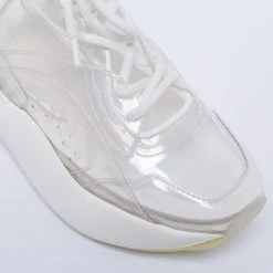 Stella McCartney White PVC And Faux Leather Eclypse Sneakers Size 36 For Women -Stella McCartney Sales luxury women stella mccartney new shoes p622758 006