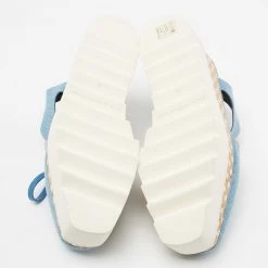 Stella McCartney Blue Denim Elyse Platform Slingback Derby Sneakers Size 36 For Women 16 Stella McCartney Blue Denim Elyse Platform Slingback Derby Sneakers Size 36 For Women -Stella McCartney Sales luxury women stella mccartney new shoes p671421 007