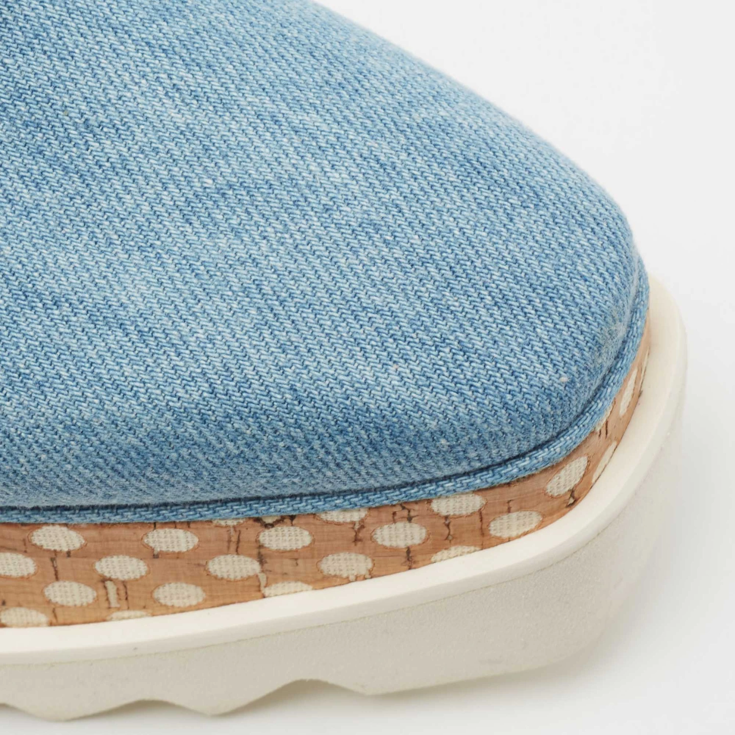 Stella McCartney Blue Denim Elyse Platform Slingback Derby Sneakers Size 36 For Women 9 Stella McCartney Blue Denim Elyse Platform Slingback Derby Sneakers Size 36 For Women - Image 7