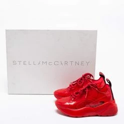 Stella McCartney Red PVC Eclypse Sneakers Size 36 For Women -Stella McCartney Sales luxury women stella mccartney new shoes p682087 009