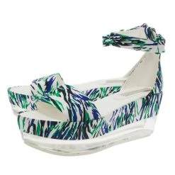 Stella McCartney Printed Valerie Plexi Wedge Sandals Size 41 For Women 15 Stella McCartney Printed Valerie Plexi Wedge Sandals Size 41 For Women -Stella McCartney Sales luxury women stella mccartney new shoes p7192 004