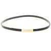Stella McCartney Black Faux Leather Skinny Belt 70 CM For Women 2 Stella McCartney Black Faux Leather Skinny Belt 70 CM For Women -Stella McCartney Sales luxury women stella mccartney used accessories p105307 001