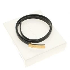 Stella McCartney Black Faux Leather Skinny Belt 70 CM For Women -Stella McCartney Sales luxury women stella mccartney used accessories p105307 006