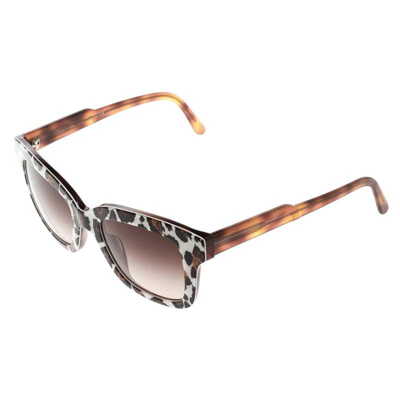 Stella McCartney Brown SM4039 Wayfarer Sunglasses For Women 5 Stella McCartney Brown SM4039 Wayfarer Sunglasses For Women - Image 3