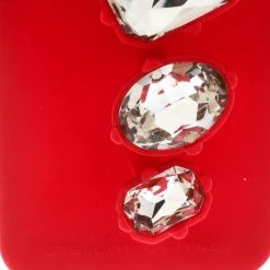 Stella McCartney Red Rubber Crystal Four Finger Ring IPhone 6 Case For Women -Stella McCartney Sales luxury women stella mccartney used accessories p177415 007