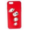 Stella McCartney Red Rubber Crystal Four Finger Ring IPhone 6 Case For Women -Stella McCartney Sales luxury women stella mccartney used accessories p177415 008