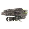 Stella McCartney Neon Green Python Print Skinny Belt 70 CM For Women -Stella McCartney Sales luxury women stella mccartney used accessories p20333 001