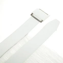 Stella McCartney Wide White Faux Leather And Fringe Belt Size 75 CM For Women -Stella McCartney Sales luxury women stella mccartney used accessories p21067 004